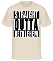 Straight Outta Bethlehem black · Camiseta básica para hombre