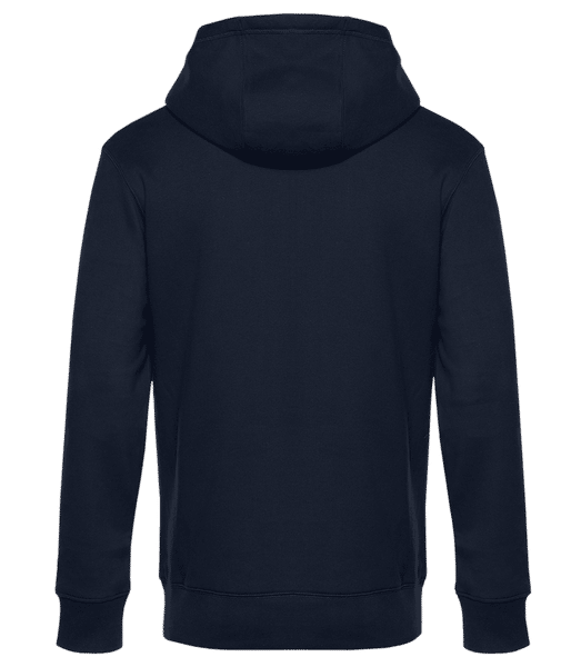 Aperçu: Comme Papa Mais Mignon - Sweat à capuche premium Unisexe - Bleu marine - Derrière