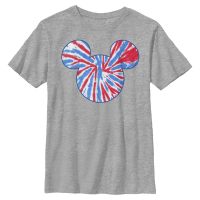 Disney - Mickey Mouse - Mickey Tie Dye Americana - Kids T-Shirt - Heather grey - Front