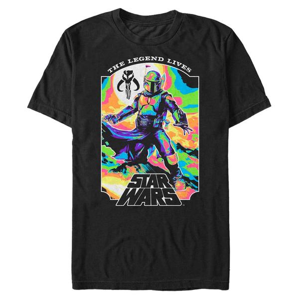 Star Wars - Book of Boba Fett - Boba Fett Living Legend - Homme T-shirt - Noir - Devant