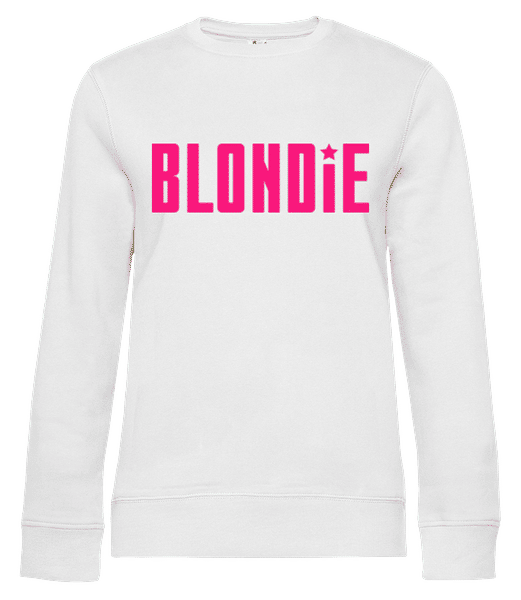 Aperçu: Blondie - Sweat-shirt standard pour femme - Blanc - Devant