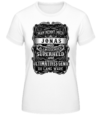 Man Nennt Mich Jonas - Frauen T-Shirt B&C - Weiß - Vorne