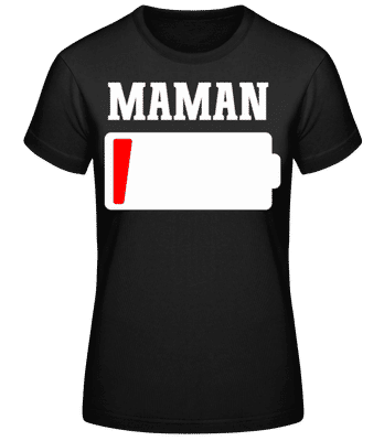 Maman 3 - T-shirt standard Femme - Noir - Devant