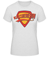 Superheldin Kassiererin · Frauen Basic T-Shirt