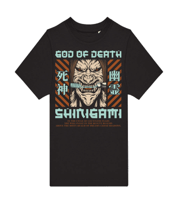 Shinigami God Of Death - Kinder T-Shirt B&C - Schwarz - Vorne