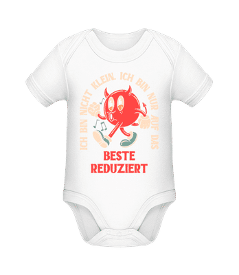 Auf Das Beste Reduziert - Baby Bio Strampler - Weiß - Vorne