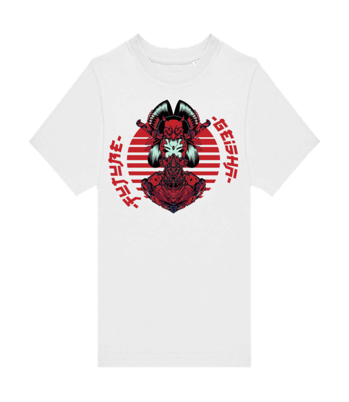 Vorschau: Future Geisha - Kinder T-Shirt B&C - Weiß - Vorne