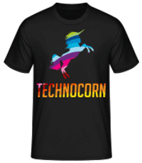 Technocorn - T-shirt standard Homme - Noir - Devant