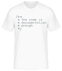 Code Is Documentation · T-shirt homme B&C