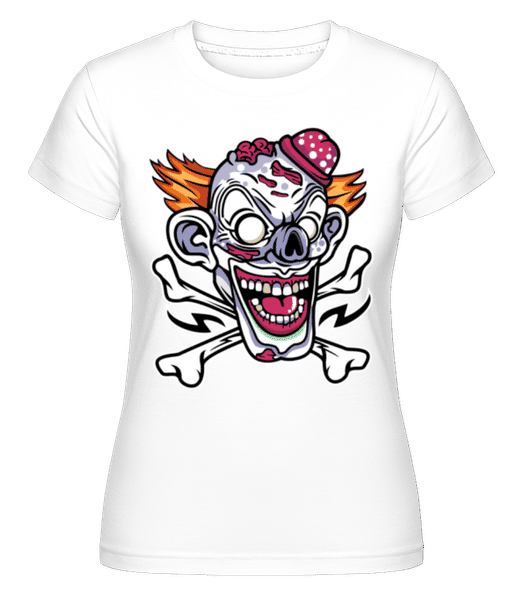 Aperçu: Clown -  T-shirt Shirtinator femme - Blanc - Devant