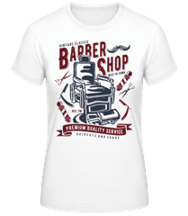 Vintage Barber Shop · Frauen Basic T-Shirt