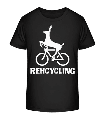 Rehcycling - Kinder Bio T-Shirt Stanley Stella 2.0 - Schwarz - Vorne