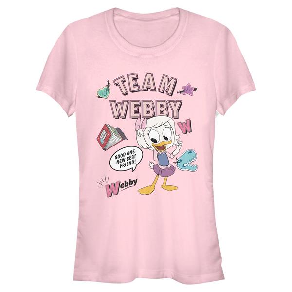 Aperçu: Disney Classics - La Bande à Picsou - Webby Team - Femme T-shirt - Rose - Devant