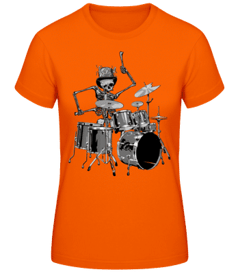 Squelette De Tambour - T-shirt femme B&C - Orange - Devant