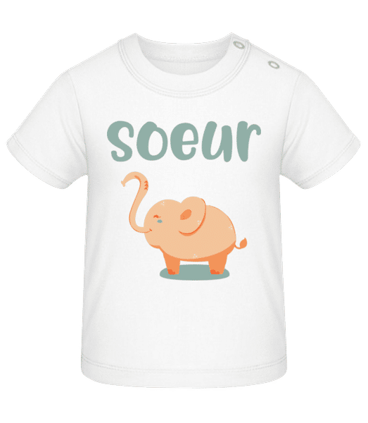 Aperçu: Âme Soeur 2 - T-shirt Bébé - Blanc - Devant