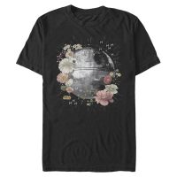 Star Wars - Death Star Floral - Men's T-Shirt - Black - Front