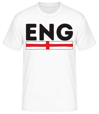 Football Angleterre - T-shirt standard Homme - Blanc - Devant