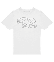 Ours polygonal abstrait · T-shirt enfants B&C
