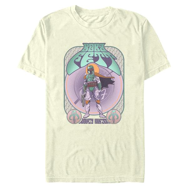 Aperçu: Star Wars - Boba Fett Gig - Homme T-shirt - Crème - Devant