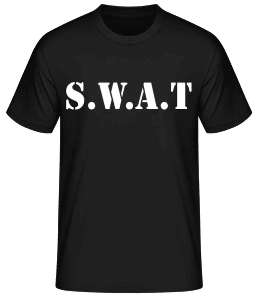 Vorschau: S.W.A.T - Männer Basic T-Shirt - Schwarz - Vorne
