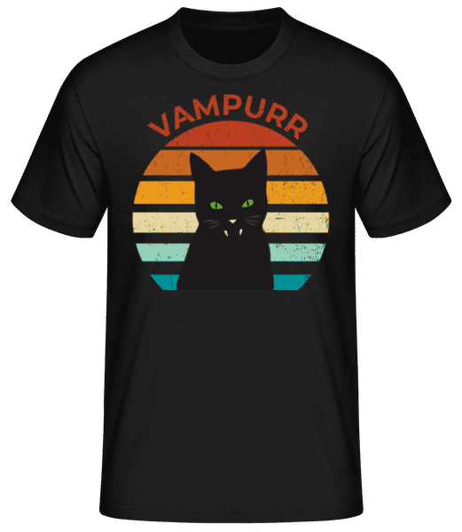 Preview: Vampurr - Men's Basic T-Shirt - Black - Front