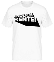 Endlich Rente! · Männer Basic T-Shirt