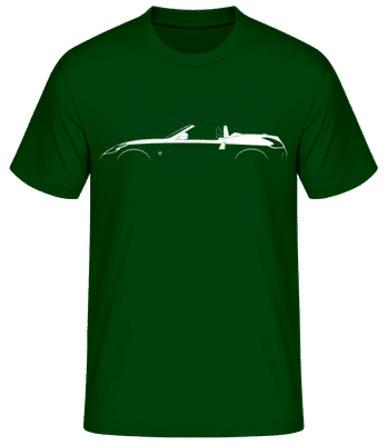 'Nissan 370Z Roadster' Silhouette - Men's Basic T-Shirt - Bottle green - Front