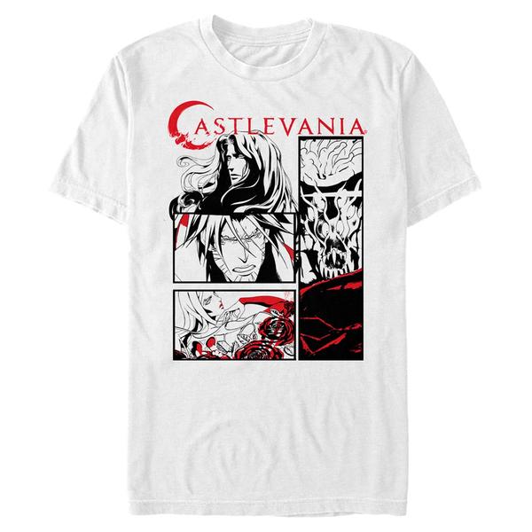 Aperçu: Netflix - Castlevania - Skupina Comic Style - Homme T-shirt - Blanc - Devant