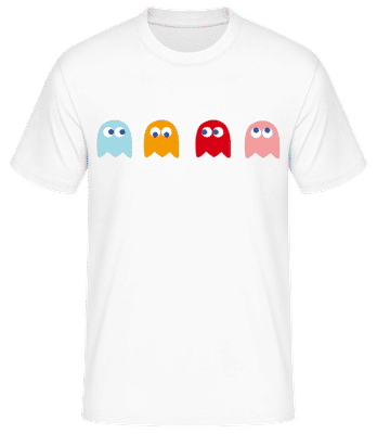 Jeu informatique Monster Four - T-shirt standard Homme - Blanc - Devant