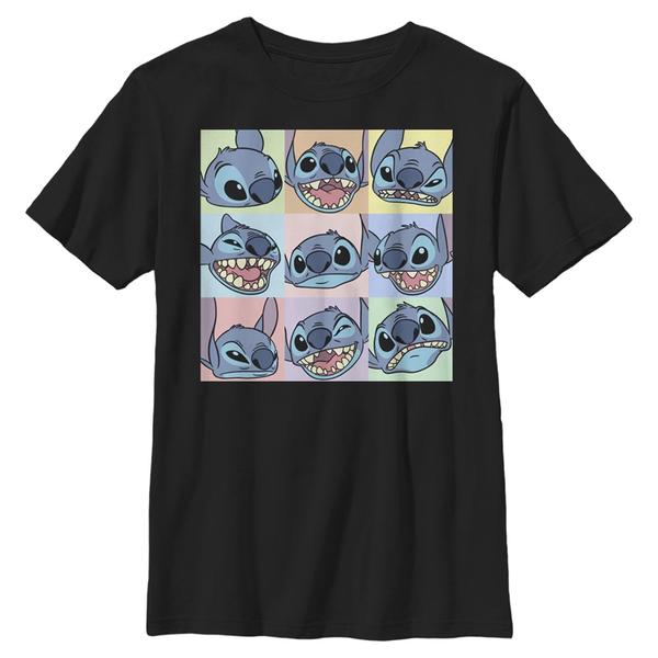 Aperçu: Disney - Lilo & Stitch - Stitch 9 box - Enfant T-shirt - Noir - Devant