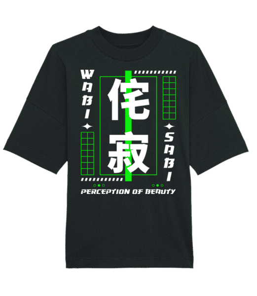 Aperçu: Wabi Sabi - T-shirt Bio unisexe Stanley Stella extra large - Noir - Devant