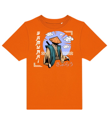Samurai - Kids B&C T-Shirt - Orange - Front