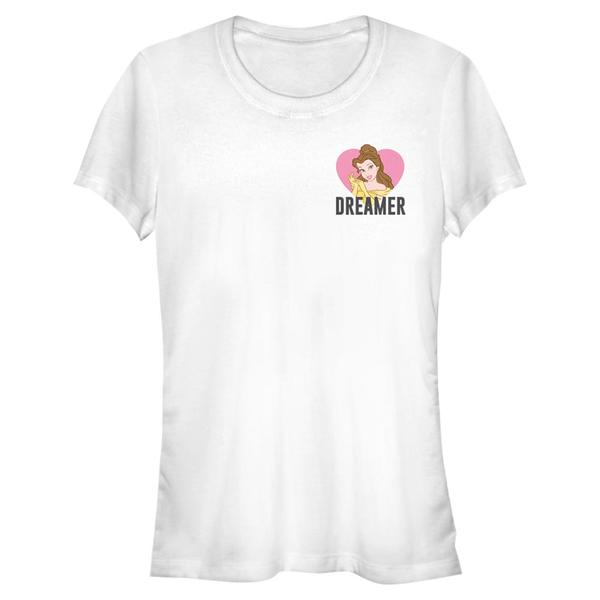 Aperçu: Disney - La Belle et la Bête - Belle Dreamer - Femme T-shirt - Blanc - Devant