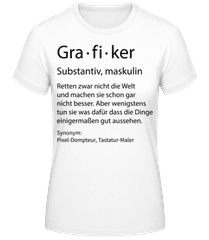 Grafiker Quatsch Duden Schmal · Frauen T-Shirt B&C