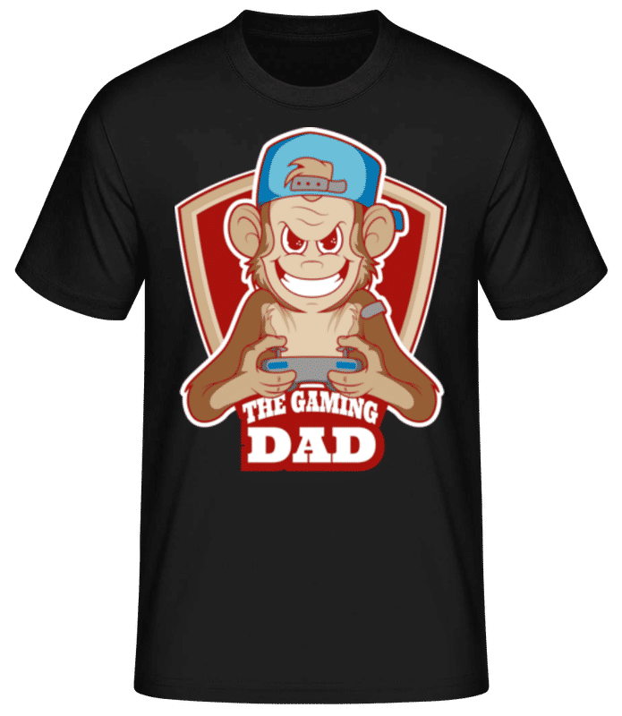 Vorschau: The Gaming Dad - Männer Basic T-Shirt - Schwarz - Vorne