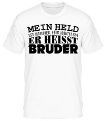 Mein Held Ist Mein Bruder · Männer Basic T-Shirt