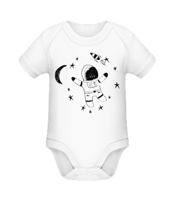 Astronaut Rocket - Body manches courtes bio - Blanc - Devant