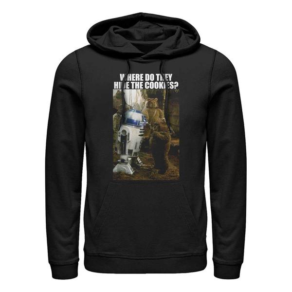 Aperçu: Star Wars - R2-D2 Hidden Cookies - Unisex Sweat à capuche - Noir - Devant