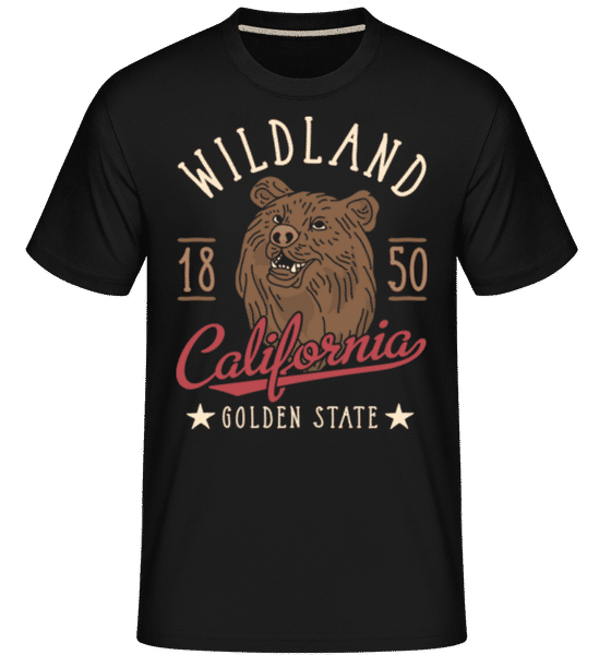 Preview: Wildland California -  Shirtinator Men's T-Shirt - Black - Front