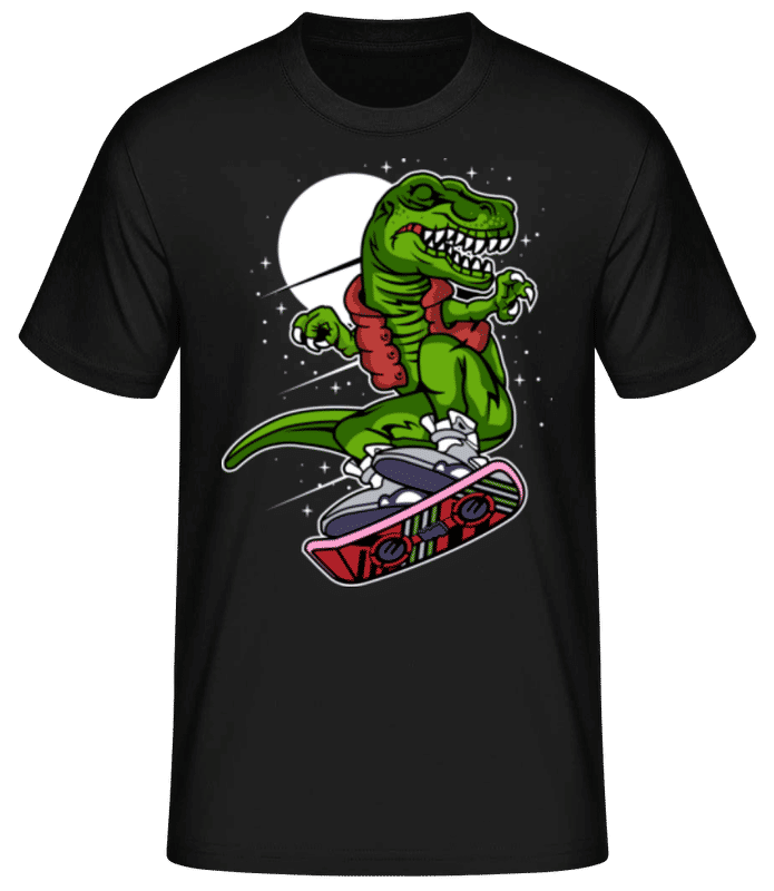 Vorschau: Trex Marty - Männer Basic T-Shirt - Schwarz - Vorne