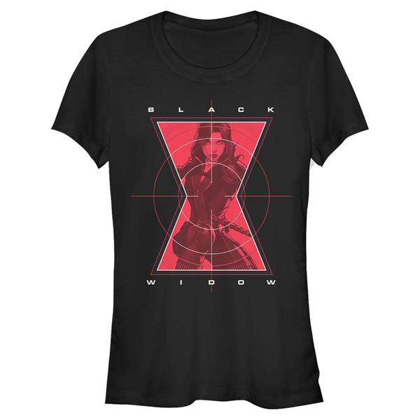Marvel - Black Widow Widow Target - Femme T-shirt - Noir - Devant