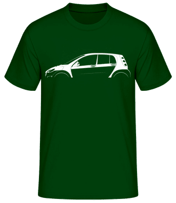 'Smart Forfour (W454)' Silhouette - Pánske basic tričko - Bottle green - Predné