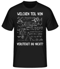 Welchen Teil Verstehst Du Nicht · Männer Basic T-Shirt