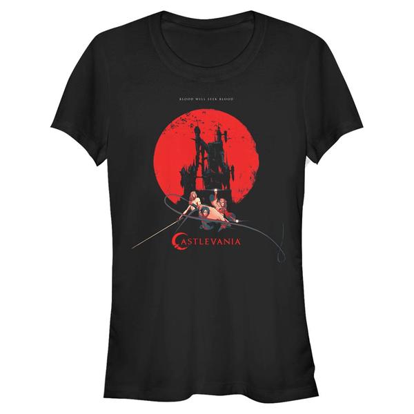 Aperçu: Netflix - Castlevania - Skupina Hero Weapons - Femme T-shirt - Noir - Devant
