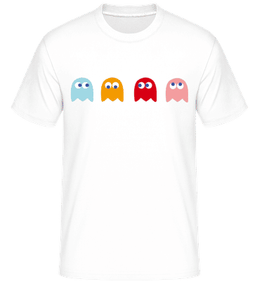 Jeu D'Ordinateur Monstre -  T-Shirt Shirtinator homme - Blanc - Devant