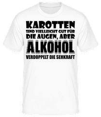 Alkohol Verdoppelt Die Sehkraft · Männer Basic T-Shirt