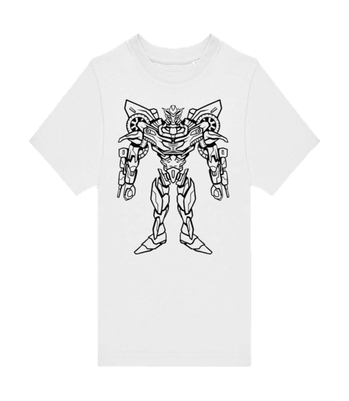Preview: Transformer 4 Outline - Kids B&C T-Shirt - White - Front