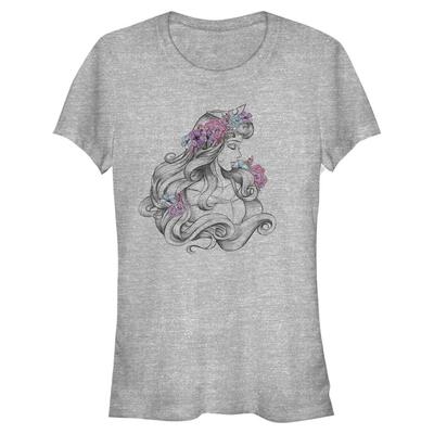 Disney - Sleeping Beauty - Aurora Blossom - Mujeres Camiseta - Gris moteado - delante