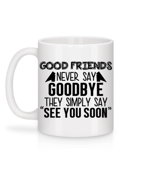 Aperçu: See You Soon - Mug en céramique blanc - Blanc - Derrière