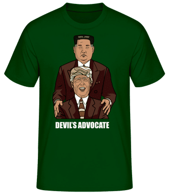Devils Advocate - Männer Basic T-Shirt - Flaschengrün - Vorne